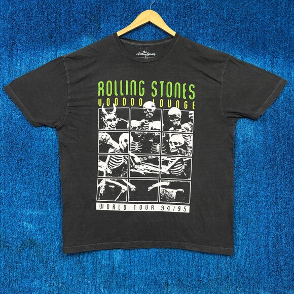 The Rolling Stones Voodoo Lounge 1994/1995 Tour Band Tee ALL - Picture 1 of 4